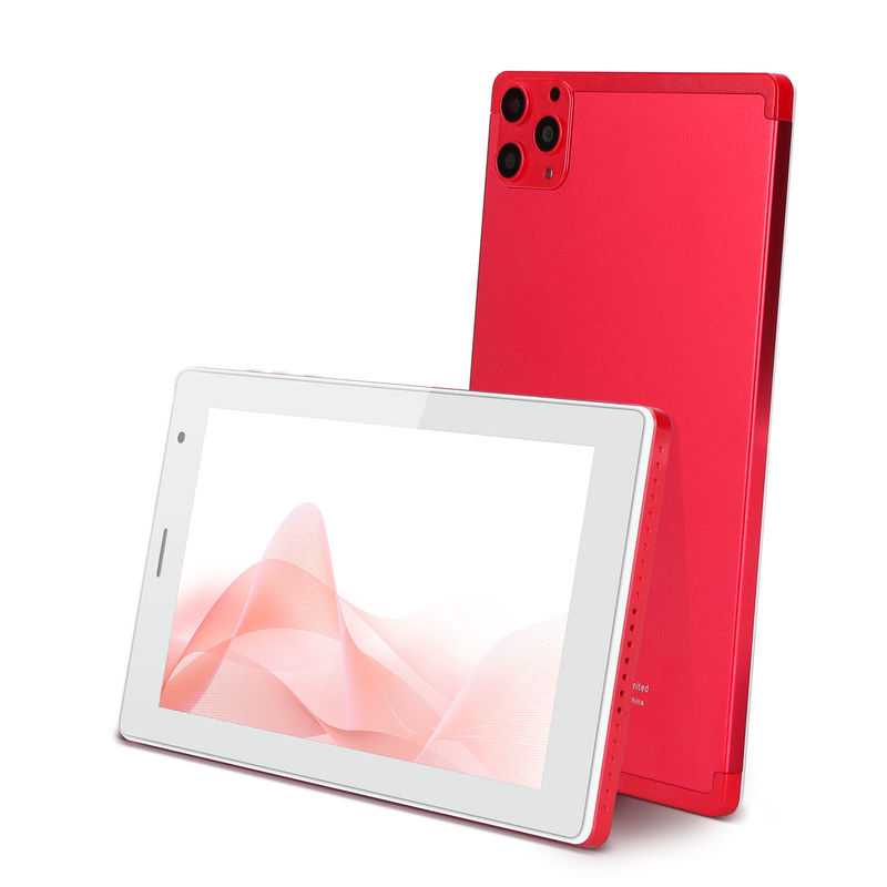 ไอเดีย C 7 นิ้ว แท็บเล็ต PC 8GB RAM 512GB ROM Quad Core Processor กล้องสอง WiFi/BT สําหรับวัยรุ่น พร้อม Case CM513 (สีแดง)