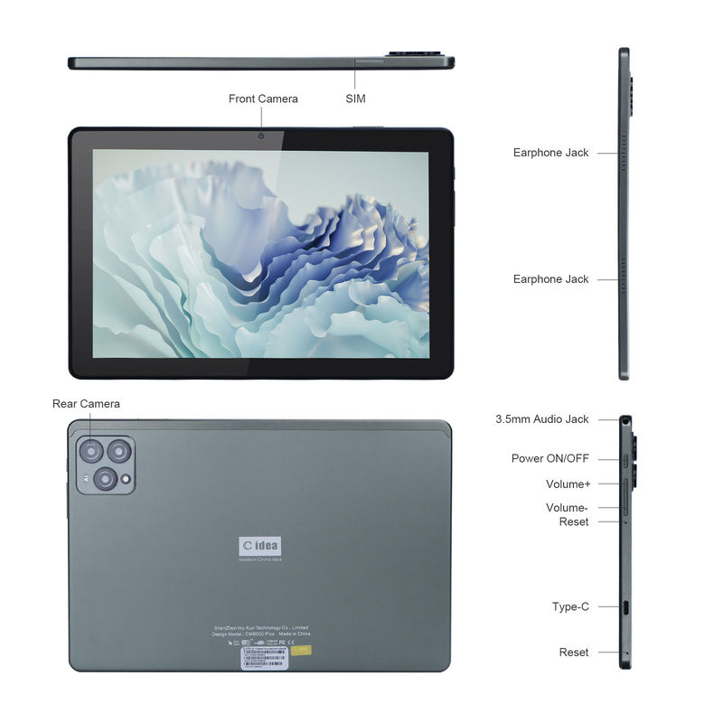ไอเดีย C 10 สมาร์ทแท็บเล็ต พีซี พลังงาน โปรเซสเซอร์ ใช้งานได้นาน ภาพดี CM8000plus