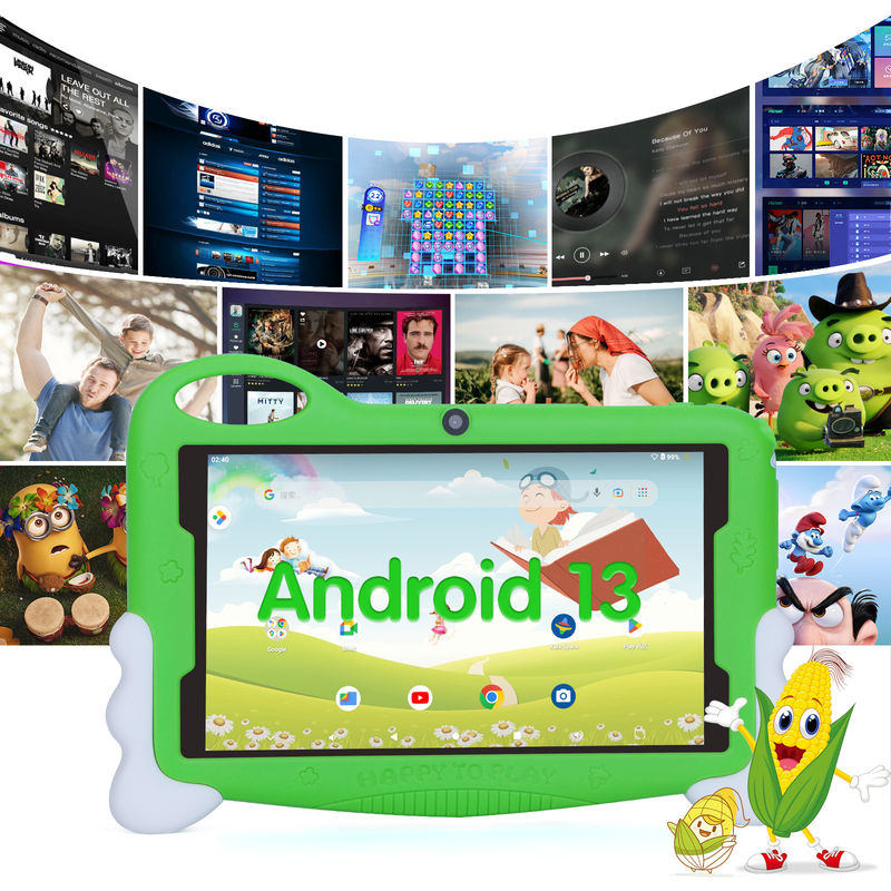 ไอเดีย C เด็ก นักศึกษา ทับเล็ต 7 นิ้ว น่ารัก อายุแบตเตอรี่นาน 32GB ที่เก็บของ 2MP + 5MP กล้องคู่ CM90 เขียว