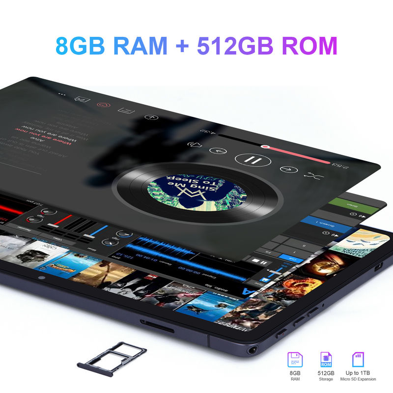 ไอเดีย C จอใหญ่ แรม 8GB ROM 512GB 10 นิ้ว แท็บเล็ต PC พร้อมคีย์บอร์ด CM8500