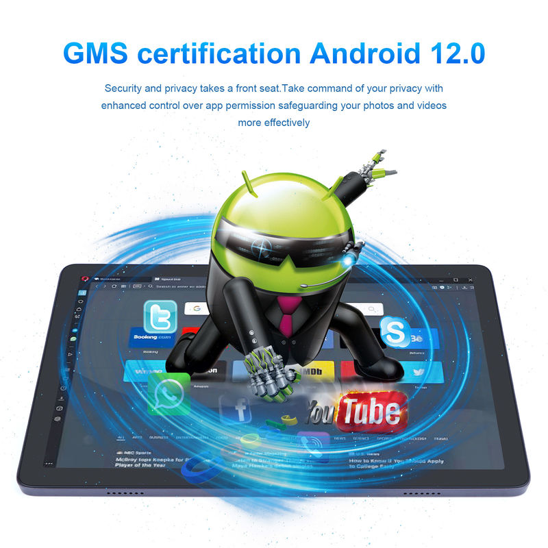 C Idea แท็บเล็ต Android พร้อมกล้องคู่ 6000mAh แท็บเล็ต P1200 ขนาด 10.1 นิ้ว ที่ได้รับการรับรองจาก Google