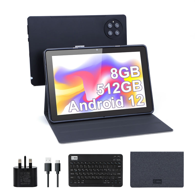 ไอเดียซี 9.7 นิ้ว แอนดรอยด์ 12 แท็บเล็ต 8GB แรม 512GB โรม รุ่น CM7800 สีดํา
