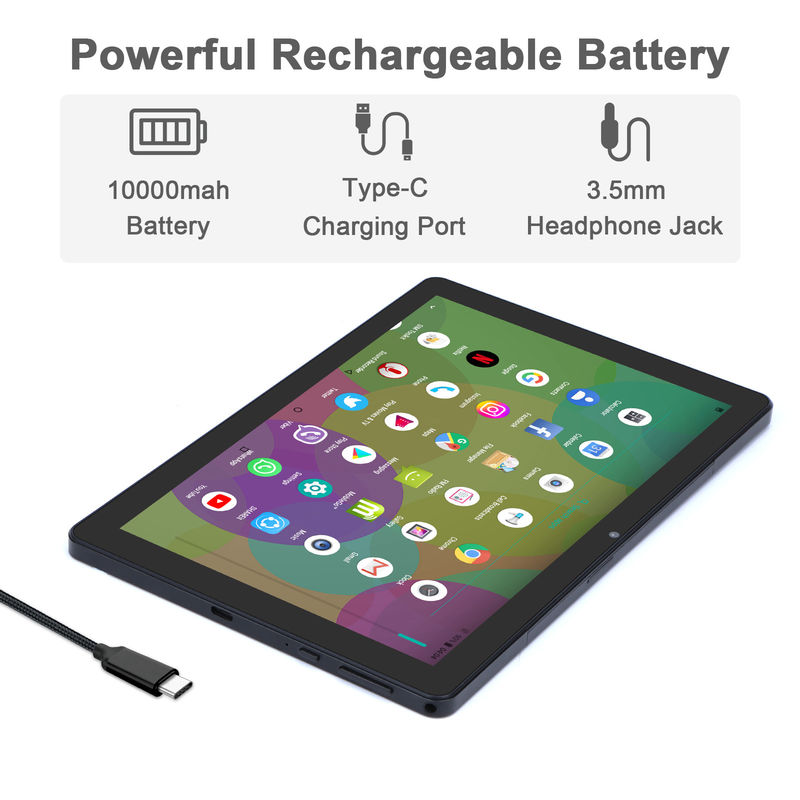 ไอเดียซี 9.7 นิ้ว แอนดรอยด์ 12 แท็บเล็ต 8GB แรม 512GB โรม รุ่น CM7800 สีดํา