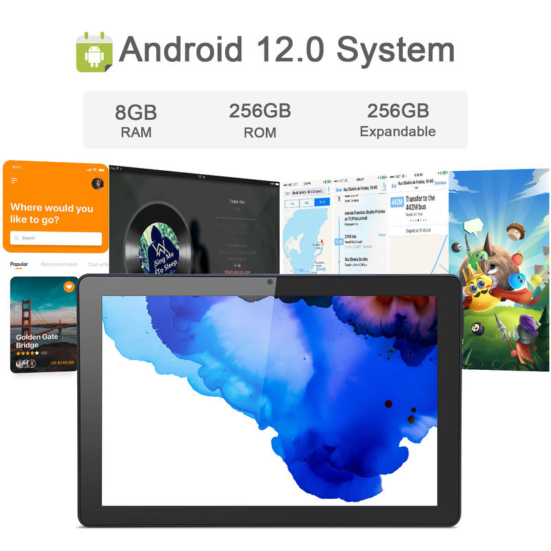 ไอเดียซี 9.7 นิ้ว แอนดรอยด์ 12 แท็บเล็ต 8GB แรม 512GB โรม รุ่น CM7800 สีดํา