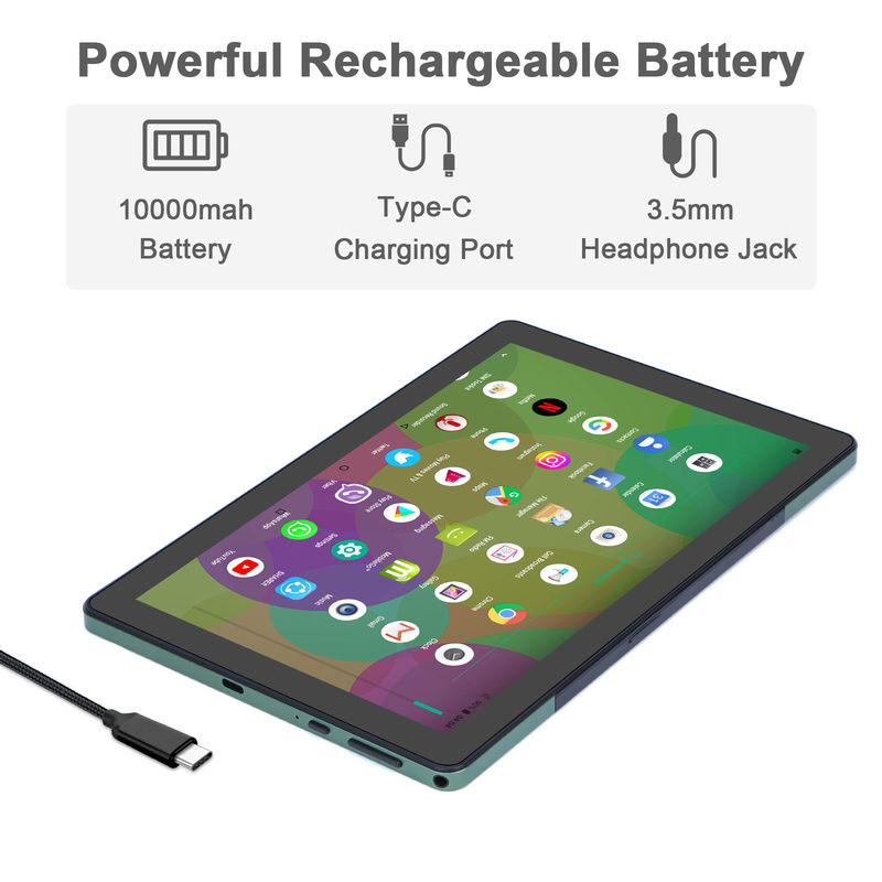 ไอเดียซี 9.7 นิ้ว แอนดรอยด์ 12 แท็บเล็ต 8GB แรม 512GB โรม รุ่น CM7800 สีเขียว