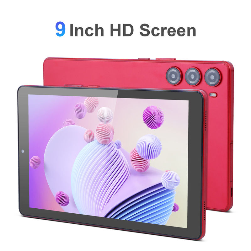 ไอเดีย C 9 นิ้ว แท็บเล็ต PC WIFI 2.4G/5G 800x1280 IPS Screen แอนดรอยด์ แท็บเล็ต โทรศัพท์สนับสนุนการโทรด้วยกล้องคู่ ((แดง)