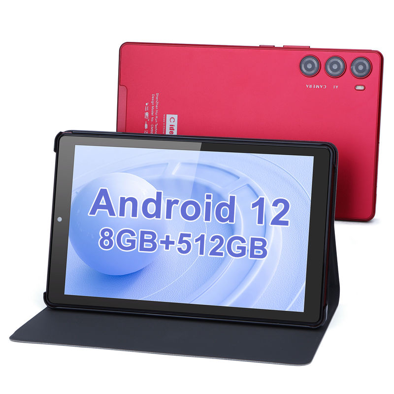 ไอเดีย C 9 นิ้ว แท็บเล็ต PC WIFI 2.4G/5G 800x1280 IPS Screen แอนดรอยด์ แท็บเล็ต โทรศัพท์สนับสนุนการโทรด้วยกล้องคู่ ((แดง)