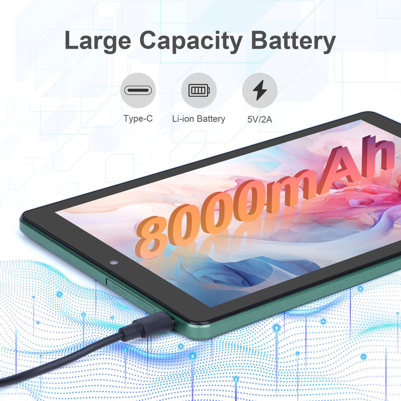 ไอเดีย C 9 นิ้ว แท็บเล็ต PC WIFI 2.4G/5G 800x1280 IPS Screen แอนดรอยด์ แท็บเล็ต โทรศัพท์สนับสนุนการโทรด้วยกล้องคู่ ((สีเขียว)