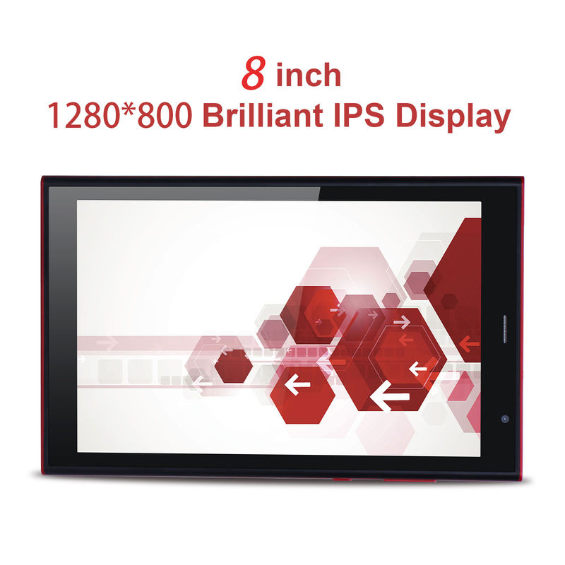 ไอเดีย C 8 นิ้ว แอนดรอยด์ แท็บเล็ต PC 8GB RAM 512GB ROM Quad Core 800*1280 แท็บเล็ต HD พร้อม WIFI/SIM Card CM822 (สีแดง)