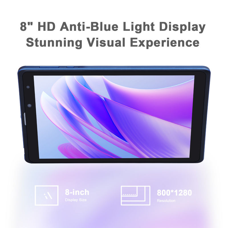 ไอเดีย C 8 นิ้ว แอนดรอยด์ แท็บเล็ต PC ผู้ผลิตด้วย แอนดรอยด์ 12 Quad Core 8GB + 512GB Storage IPS HD Display CM835 ((สีฟ้า)