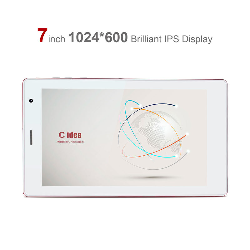 C idea พกพาและสะดวกใช้งาน แท็บเล็ตจอสัมผัสขนาด 7 นิ้ว พร้อมจอความละเอียดสูง CM520 (สีแดง)