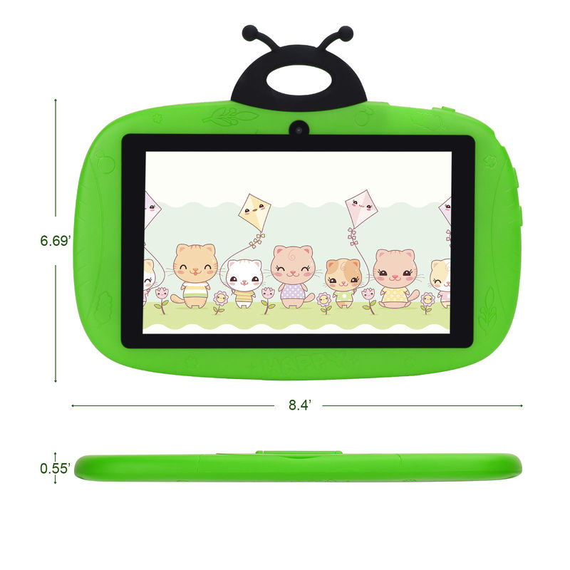 ไอเดีย C กล้องสอง WiFi 7 นิ้ว แท็บเล็ต PC Android เด็กสําหรับเด็กเล็ก การเรียนรู้ 128GB กับ Case/ Kids App CM75 (สีเขียว)