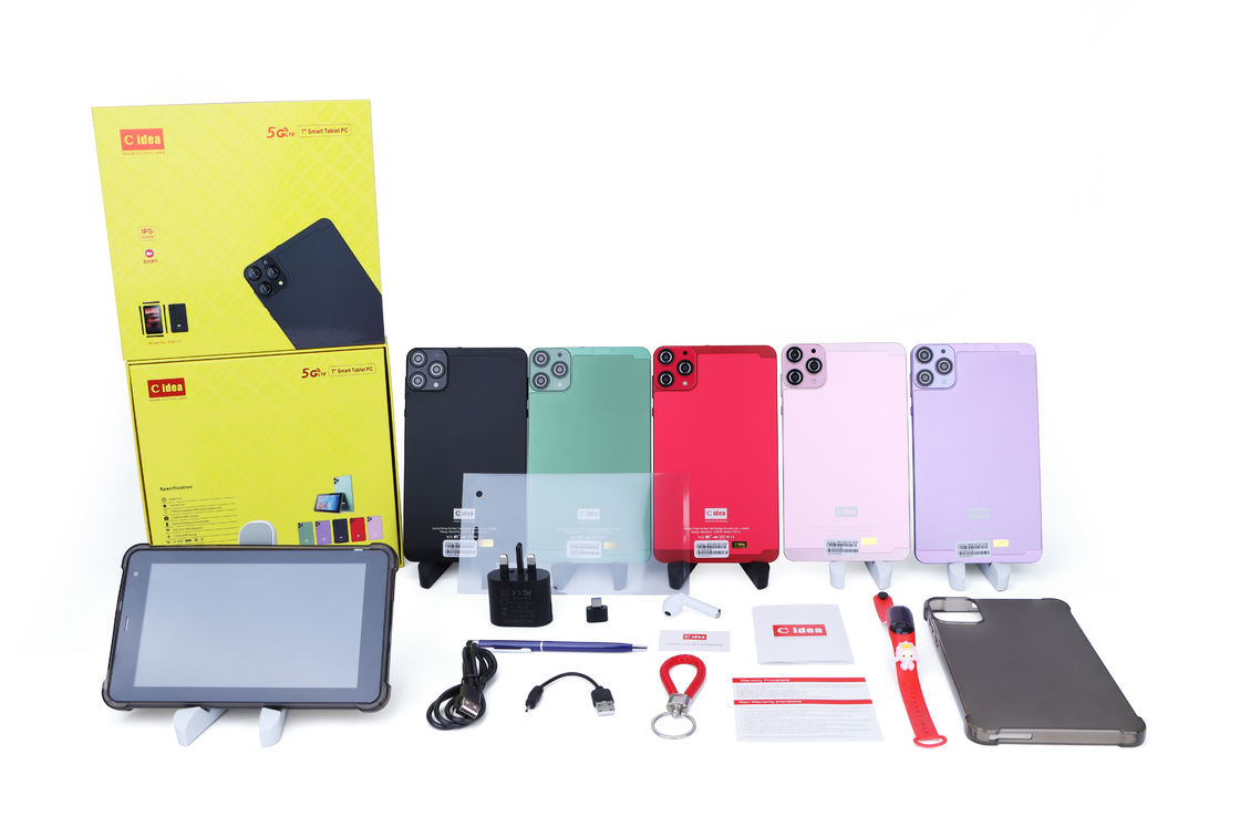 ไอเดีย C 7 Inch Tablet PC พร้อม 6+128GB Storage 5+8MP 1024*600 หน้าจอสัมผัส แอนดรอยด์ 12 Tablet พกพาสําหรับวัยรุ่น CM515