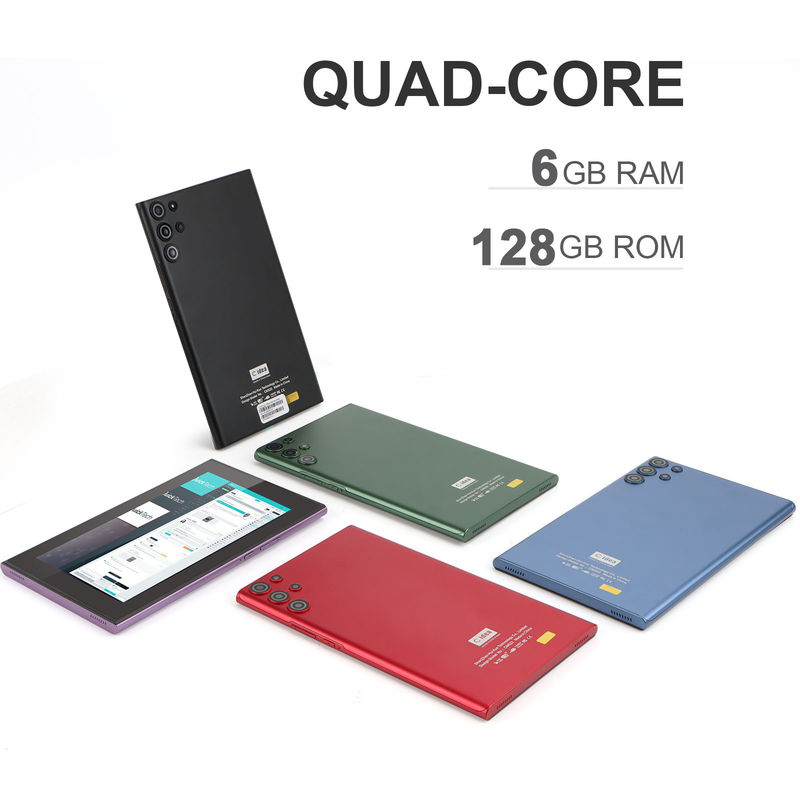 ไอเดีย C แอนดรอยด์ แท็บเล็ต PC ขนาด 7 นิ้ว ขนาด 6 แรม + 128 โรม ระยะเวลาใช้งานแบตเตอรี่ 6000mAh สําหรับเด็กและผู้ใหญ่ CM522 สีแดง