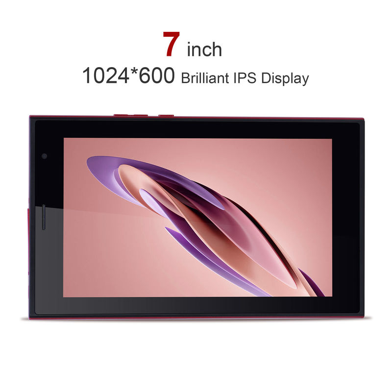 ไอเดีย C แอนดรอยด์ แท็บเล็ต PC ขนาด 7 นิ้ว ขนาด 6 แรม + 128 โรม ระยะเวลาใช้งานแบตเตอรี่ 6000mAh สําหรับเด็กและผู้ใหญ่ CM522 สีแดง