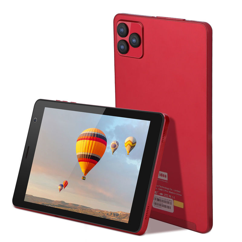 ไอเดีย C 1280x800 IPS แท็บเล็ต Android 8 นิ้ว หน้าจอสัมผัส HD GPS WiFi กล้องคู่ 8000mAh แบตเตอรี่ CM813-แดง