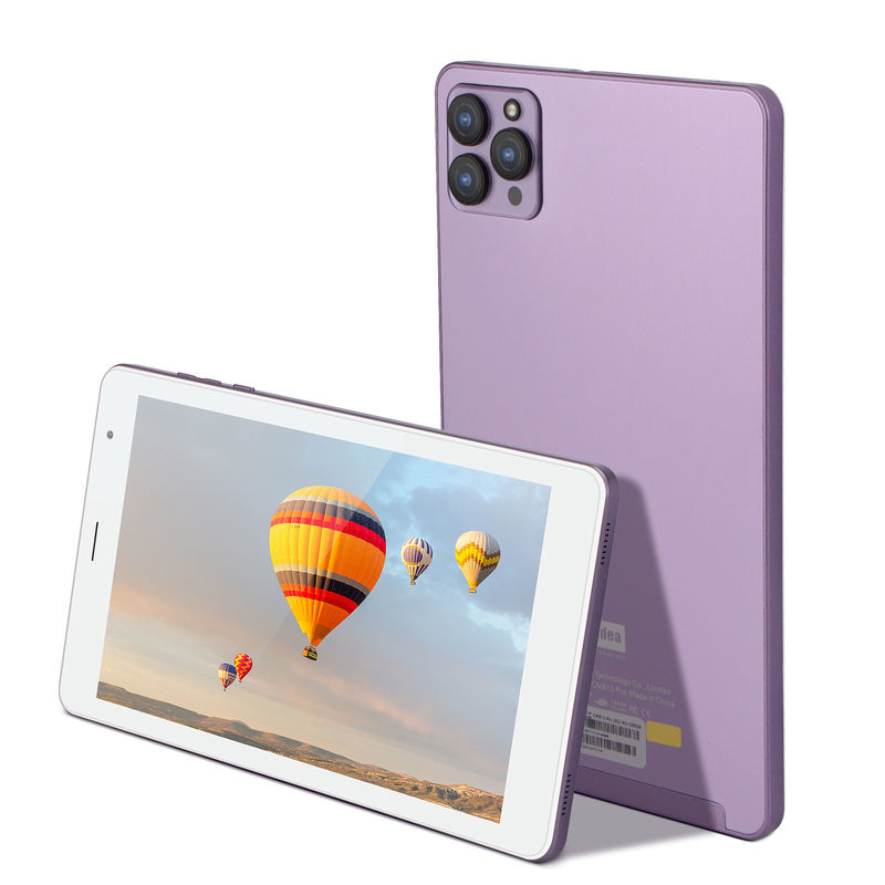 ไอเดีย C แรม 6 GB แท็บเล็ต Android 8in PC แท็บเล็ต Android 12 512 GB แท็บเล็ต 1.3GHz IPS HD จอแสดงภาพ Quad Core Processor CM813-Purple