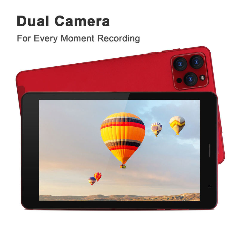 ไอเดีย C 1280x800 IPS แท็บเล็ต Android 8 นิ้ว หน้าจอสัมผัส HD GPS WiFi กล้องคู่ 8000mAh แบตเตอรี่ CM813-แดง