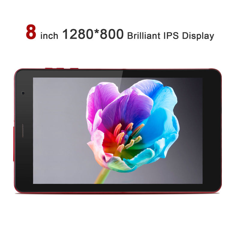 ไอเดีย C แอนดรอยด์ 8 นิ้ว แท็บเล็ต PC แอนดรอยด์ 12 แท็บเล็ต 512GB แท็บเล็ตที่เก็บของ PC Quad Core Processor CM813 สีแดง