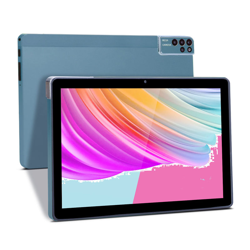 ไอเดียซี 256ROM 10 Inch Tablet PC คล้องคู่ 5MP + 8MP Quad Core กับคีย์บอร์ด Case CM7000 สีฟ้า