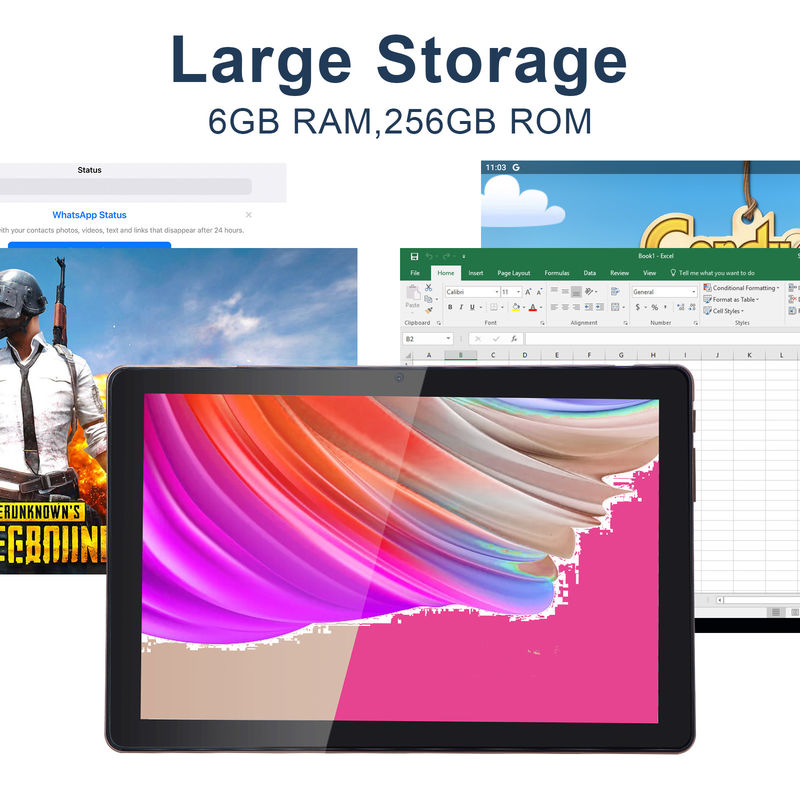 ซี ไอเดีย แท็บเล็ต PC ขนาด 10 นิ้ว แอนดรอยด์ 12 แท็บเล็ต 6GB แรม 256GB โรม 6000mAh แบตเตอรี่ IPS HD ทัชสกรีน CM7000PLUS