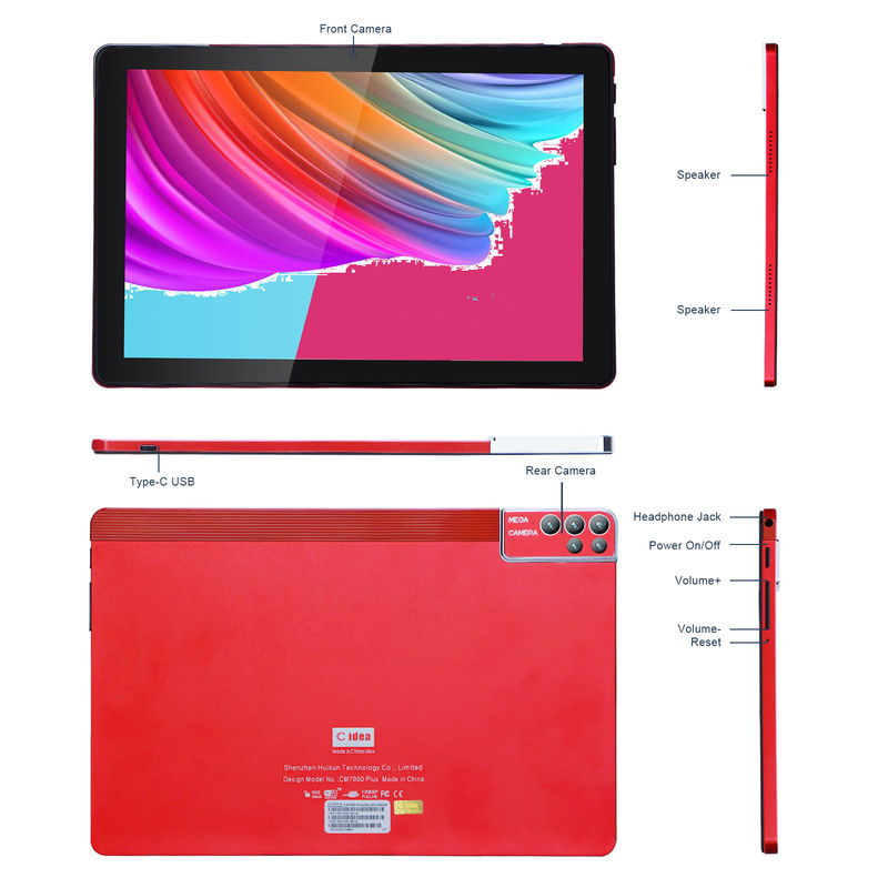 ซี ไอเดีย แท็บเล็ต PC ขนาด 10 นิ้ว แอนดรอยด์ 12 แท็บเล็ต 6GB แรม 256GB โรม 6000mAh แบตเตอรี่ IPS HD ทัชสกรีน CM7000PLUS