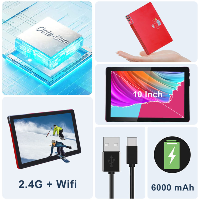 ซี ไอเดีย แท็บเล็ต PC ขนาด 10 นิ้ว แอนดรอยด์ 12 แท็บเล็ต 6GB แรม 256GB โรม 6000mAh แบตเตอรี่ IPS HD ทัชสกรีน CM7000PLUS