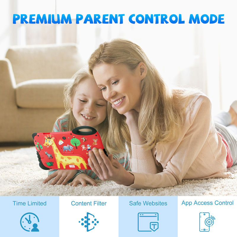 C Idea Android 13 Kids Tablet 4+32GB แท็บเล็ตการศึกษาสําหรับนักเรียน กล้องคู่ CM92