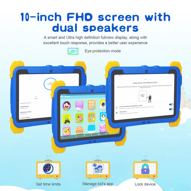 ไอเดีย C เด็ก แท็บเล็ต PC 10.1 นิ้ว 800*1280 HD IPS Screen พร้อมติดตั้งก่อน iwawa Dual WiFi และกล้องคู่ P1150