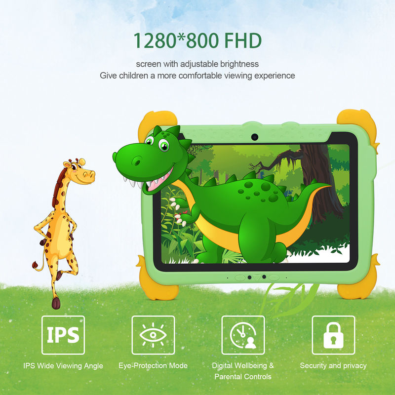 ไอเดีย C 10.1 นิ้ว เด็ก แท็บเล็ตคอมพิวเตอร์ ด้วยกรอบป้องกันตา ips HD Screen Pre-Install IWAWA P1150