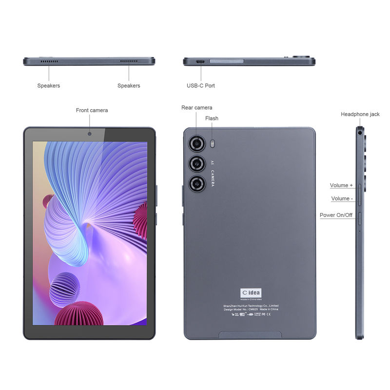 ไอเดีย C 9 นิ้ว แอนดรอยด์ 12 แท็บเล็ต 8GB แรม 256GB โรม พร้อมการสนับสนุนโทรศัพท์ WIFI แท็บเล็ต CM925