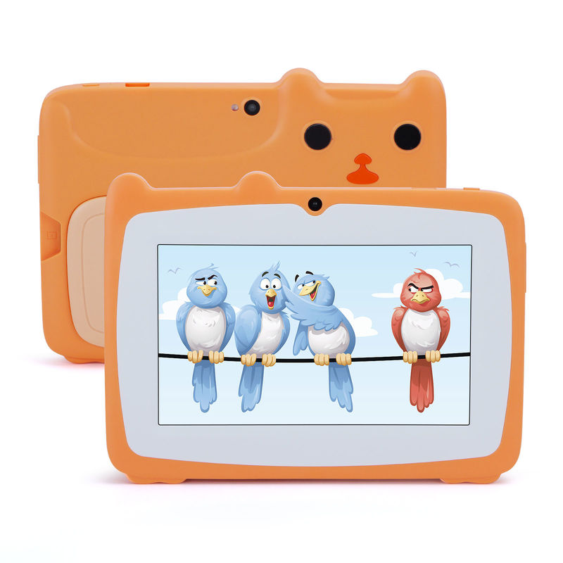 ไอเดีย C แท็บเล็ต 7 นิ้ว Kidspad พร้อม 4GB RAM + 64GB ROM HD IPS ความปลอดภัยป้องกันตาสําหรับเด็ก CM80 ส้ม