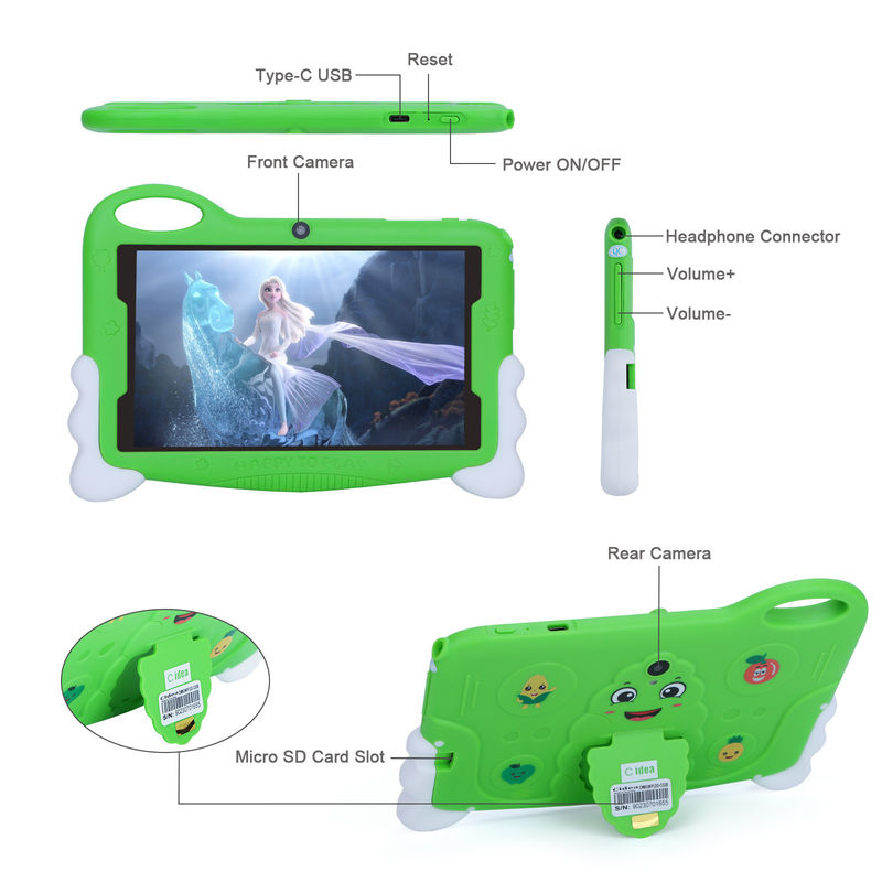C Idea แท็บเล็ตการศึกษา Android ขนาด 7 นิ้ว สําหรับนักเรียนด้วย Quad Core Tablet Kidspad CM90