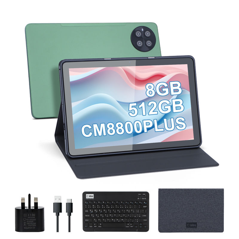 ไอเดีย C 10.1 นิ้ว แรม 8GB ROM 512GB WiFi สมาร์ทแท็บเล็ต PC พร้อมการสนับสนุน SIM CM8800plus