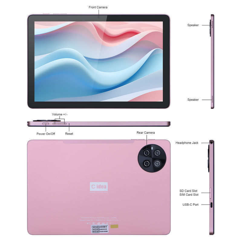 ไอเดีย C 10.1 นิ้ว แอนดรอยด์ WiFi Touch Screen แท็บเล็ต PC พร้อม 5G LET คีย์บอร์ด CM8800plus