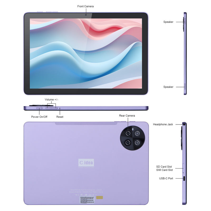 ไอเดียซี แรม 8GB ROM 512GB สมาร์ทแท็บเล็ต PC พร้อมคีย์บอร์ดและหนู CM8800plus