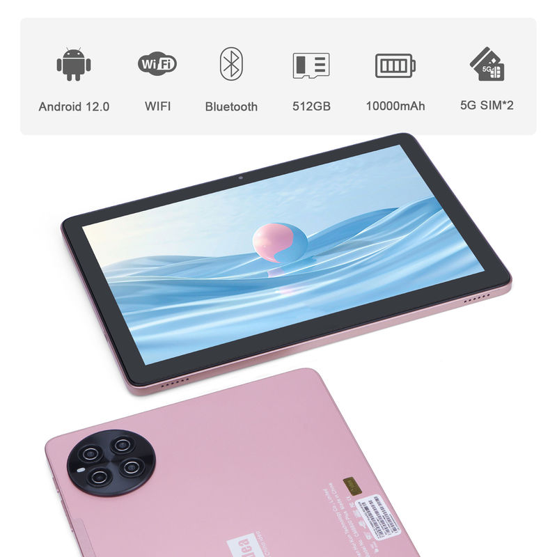 C Idea แอนดรอยด์ 8GB แรม 512GB โรม 10.1 นิ้ว แท็บเล็ตพร้อมคีย์บอร์ดสําหรับโรงเรียน CM8800plus