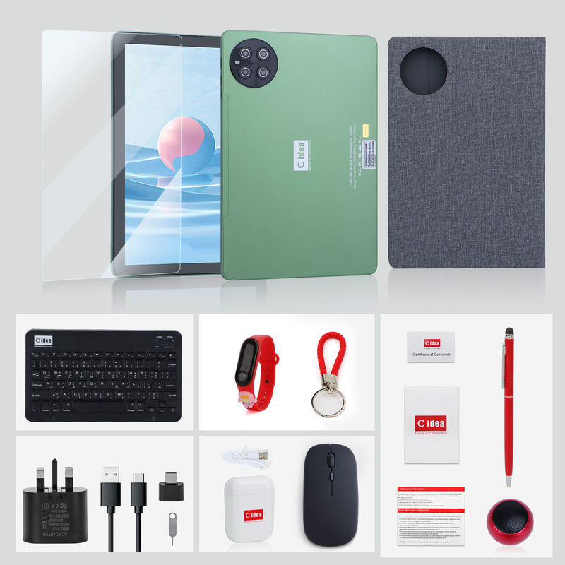 C idea แท็บเล็ตสําหรับนักเรียน 8GB RAM 512GB ROM 10.1 นิ้ว แท็บเล็ต PC พร้อม 2 SIM CM8800plus