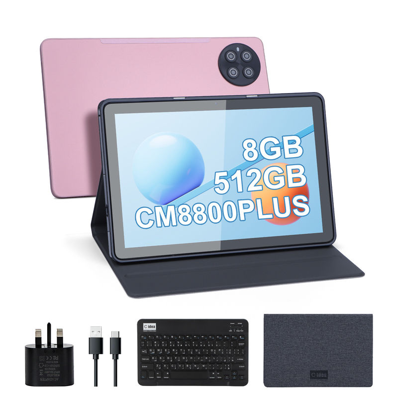 ไอเดียซี 10.1 นิ้ว 5G WiFi ทัชสครีนแท็บเล็ตสําหรับนักเรียนที่มีคีย์บอร์ด CM8800plus