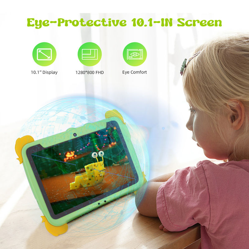 C Idea Kids Tablet 10.1 นิ้ว แอนดรอยด์ แท็บเล็ต คอมพิวเตอร์ พร้อมเคสป้องกันตา 1280*800 จอ