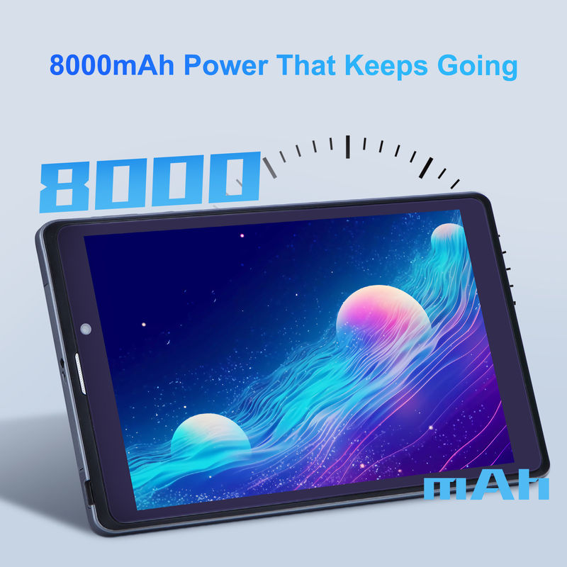 ไอเดีย C แอนดรอยด์ แท็บเล็ต พีซี กล้องคู่ 8 นิ้ว 1280x800 IPS HD Display แอนดรอยด์ 12 แท็บเล็ตสําหรับนักเรียน CM818-Grey