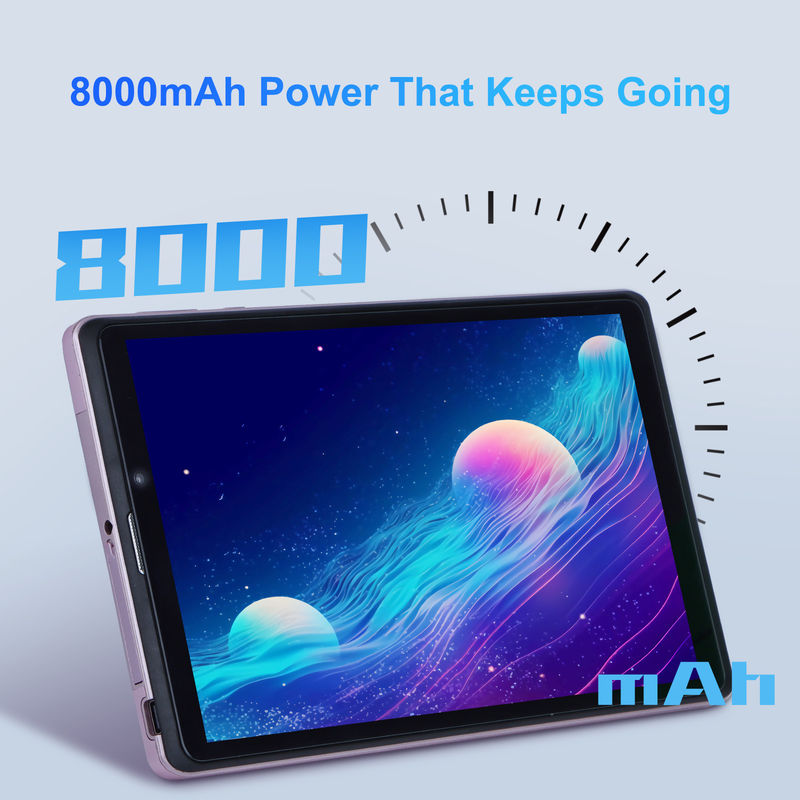 ไอเดีย C แอนดรอยด์ 12 แท็บเล็ต 8 นิ้ว แบตเตอรี่ 8000mAh กล้อง 5+8MP แรม 8GB ROM 512GB สําหรับการศึกษา การเรียนรู้ CM818-ชมพู
