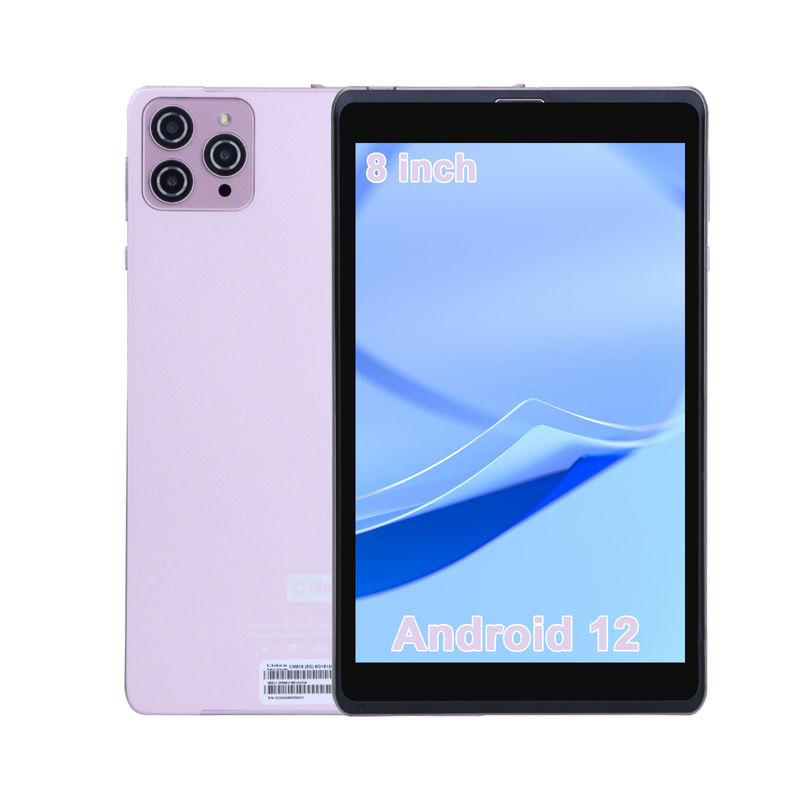 ไอเดีย C แอนดรอยด์ 12 แท็บเล็ต 8 นิ้ว แบตเตอรี่ 8000mAh กล้อง 5+8MP แรม 8GB ROM 512GB สําหรับการศึกษา การเรียนรู้ CM818-ชมพู