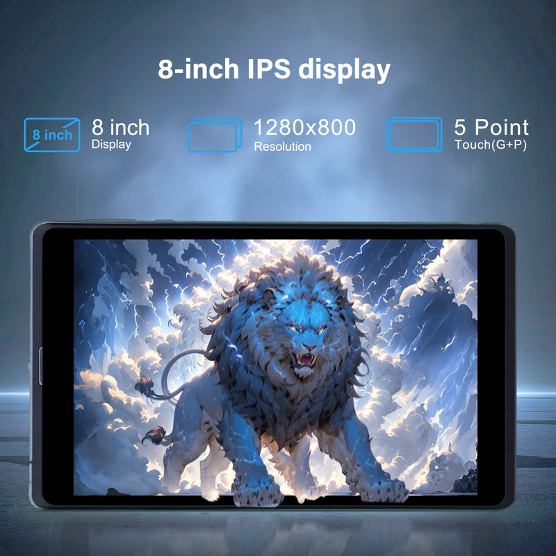 ไอเดีย C แอนดรอยด์ แท็บเล็ต พีซี คล้องคู่ 8 นิ้ว 1280x800 IPS HD Display แอนดรอยด์ 12 แท็บเล็ตสําหรับวัยรุ่น CM818-Grey