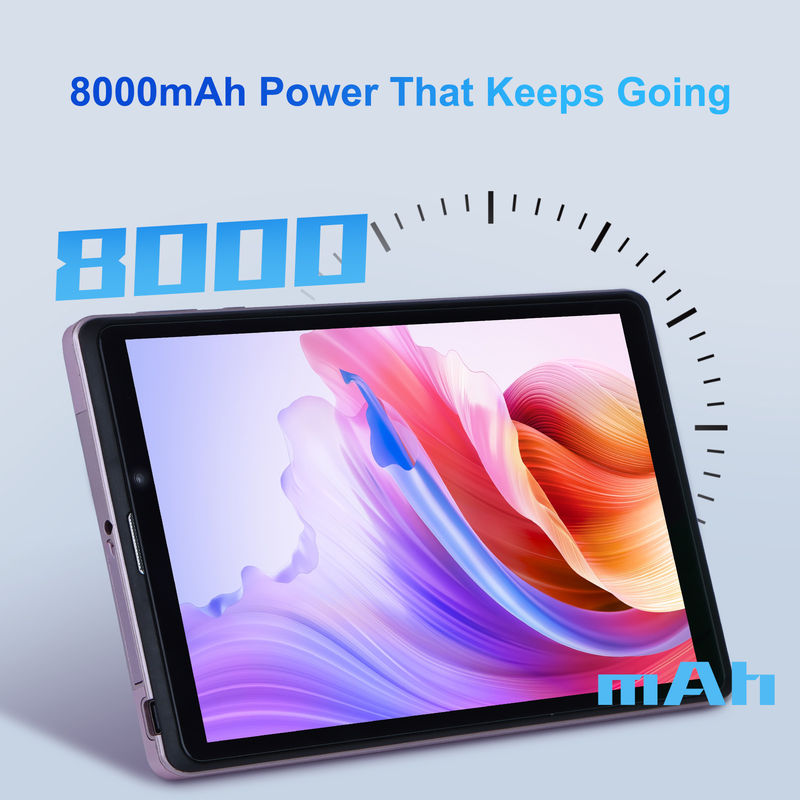 ไอเดีย C แอนดรอยด์ 12 แท็บเล็ต 8 นิ้ว แบตเตอรี่ 8000mAh กล้อง 5+8MP แรม 8GB ROM 512GB สําหรับการศึกษา การเรียนรู้ CM818-ชมพู