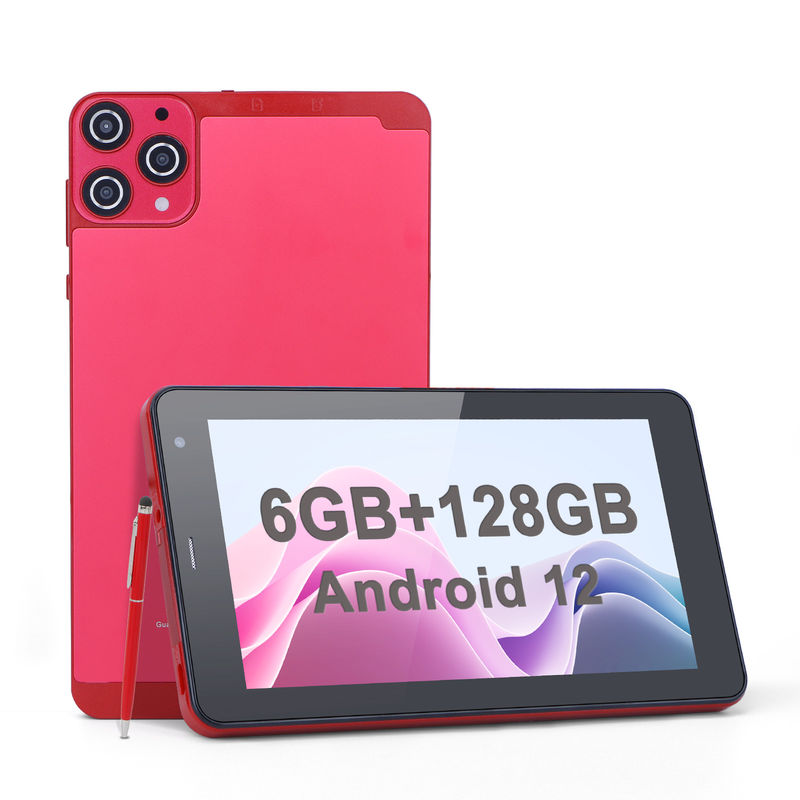 C Idea แท็บเล็ตขนาดเล็ก 7 นิ้ว Quad Core WiFi 5G แอนดรอยด์ แท็บเล็ต PC สําหรับการศึกษา CM515 ((แดง)