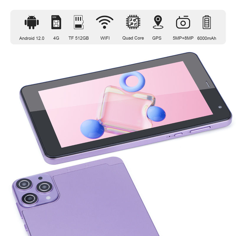 C Idea แท็บเล็ต Android ขนาด 7 นิ้ว ขนาด 512GB Quad Core Smart Tablet PC สําหรับนักเรียน Cm515