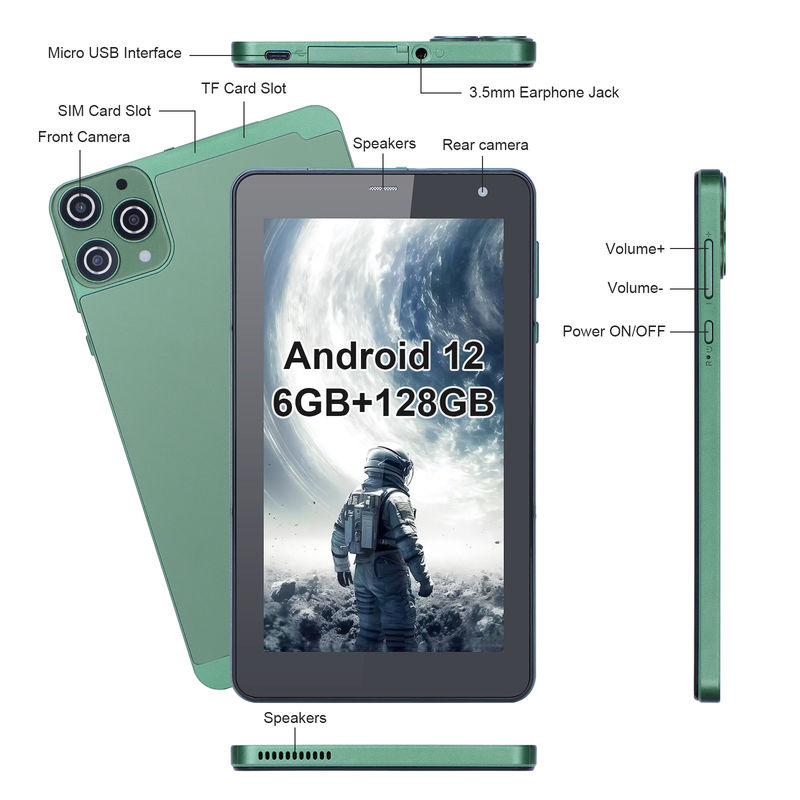 C Idea WiFi Tablet 7 นิ้ว แอนดรอยด์ สมาร์ทแท็บเล็ต 512GB HD หน้าจอสัมผัส สําหรับ Studenet CM515