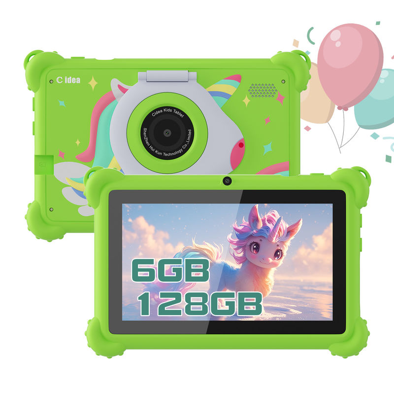 C Idea 7 นิ้ว WIFI Kidspad ระบบออนไลน์ แท็บเล็ตสําหรับเด็ก 6+128GB