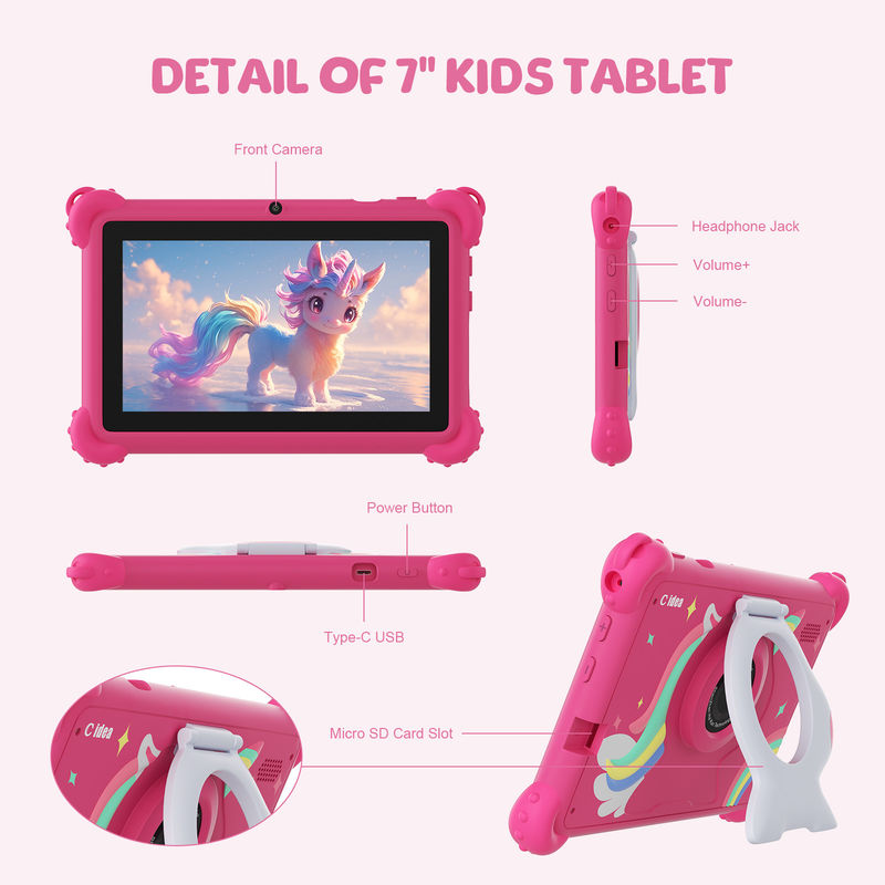 C Idea 7 Inch Android Smart Tablet PC For Child with Expand 512GB เด็กๆ APP CM88